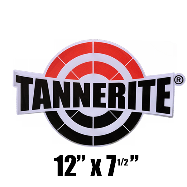 tannerite logo window cling