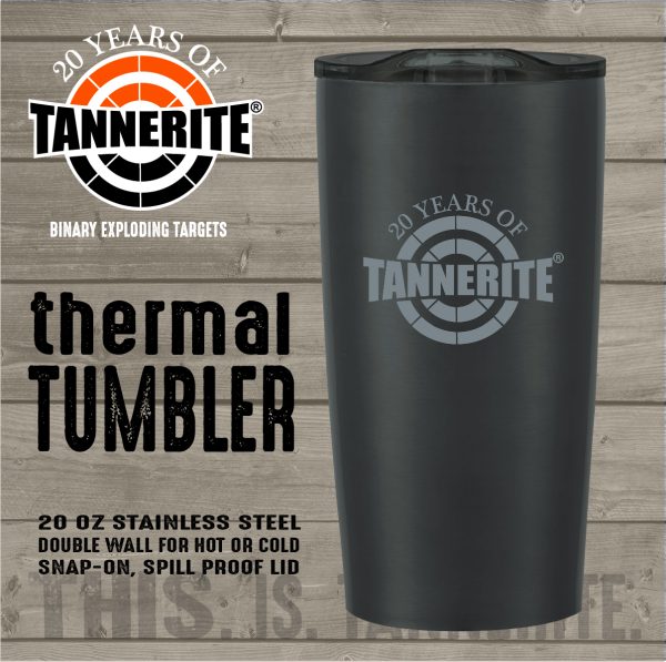 Tannerite® Black Tumbler – 20oz – Tannerite®
