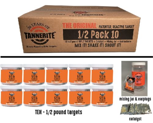 Tannerite® Starter Kit ~ Single box of Six 1/2 Pound Targets – Tannerite®